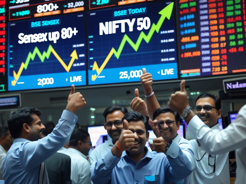 Sensex Soars 800+ Points