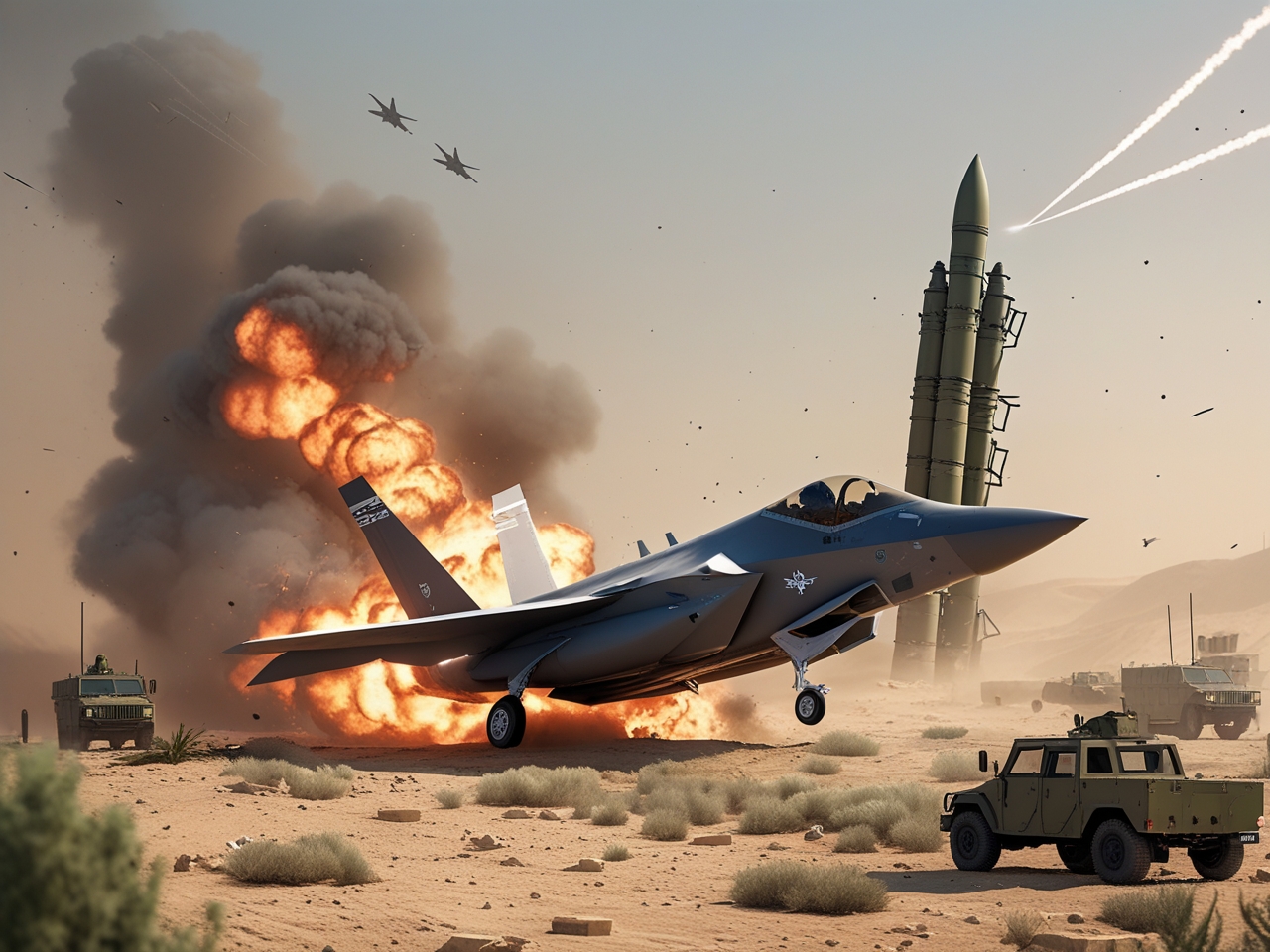 Third Israeli fighter jet shot down