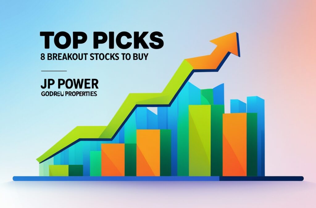 8 Breakout Stocks to Buy Today: JP Power to Godrej Properties (Top Picks)