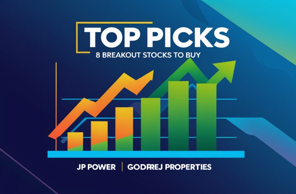 8 Breakout Stocks to Buy Today: JP Power to Godrej Properties (Top Picks)