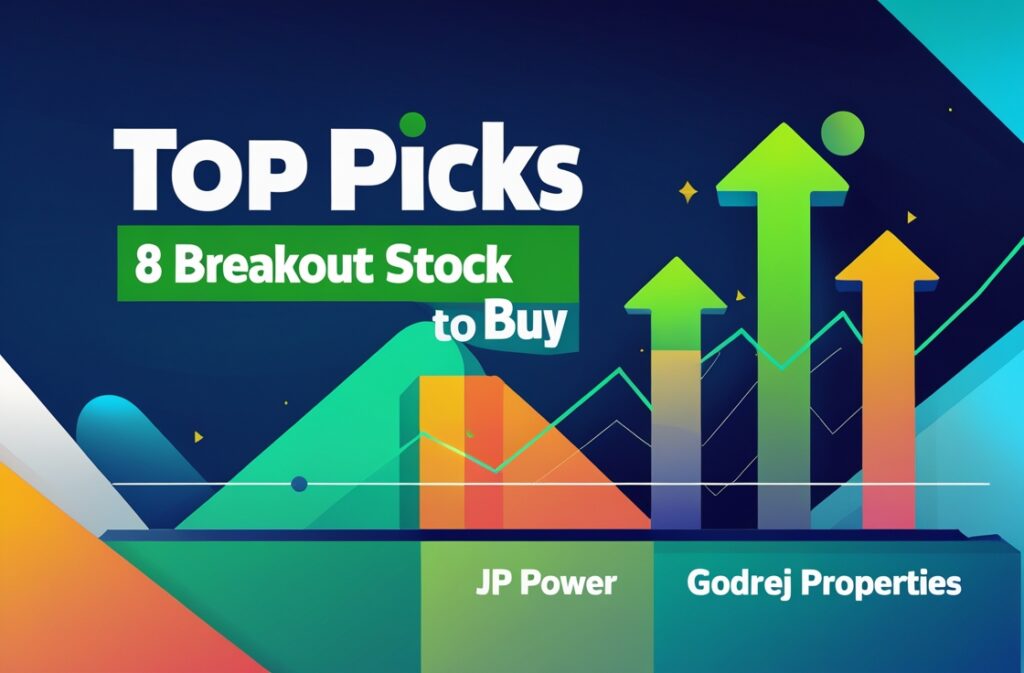 8 Breakout Stocks to Buy Today: JP Power to Godrej Properties (Top Picks)
