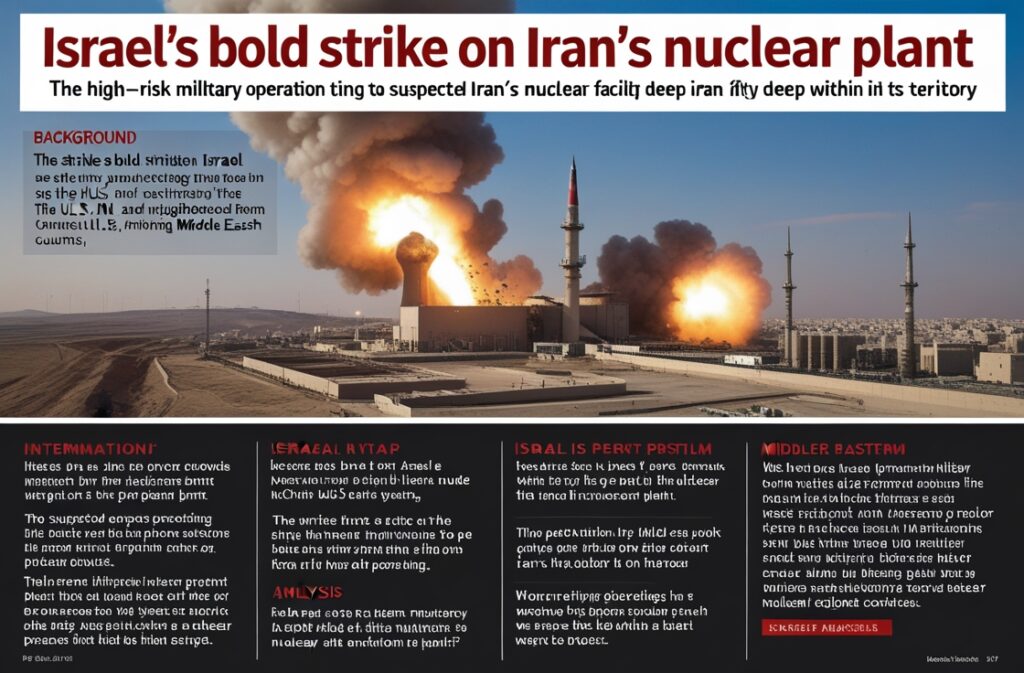 Israel strikes Iran nuclear plant