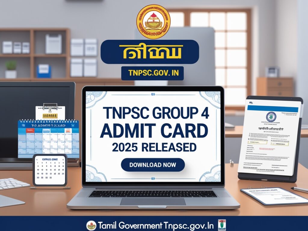 TNPSC Group 4 Admit Card 2025