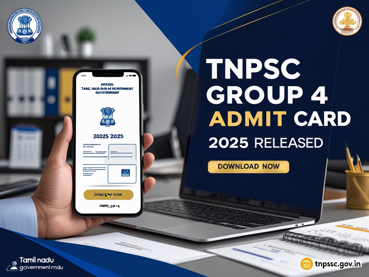 TNPSC Group 4 Admit Card 2025