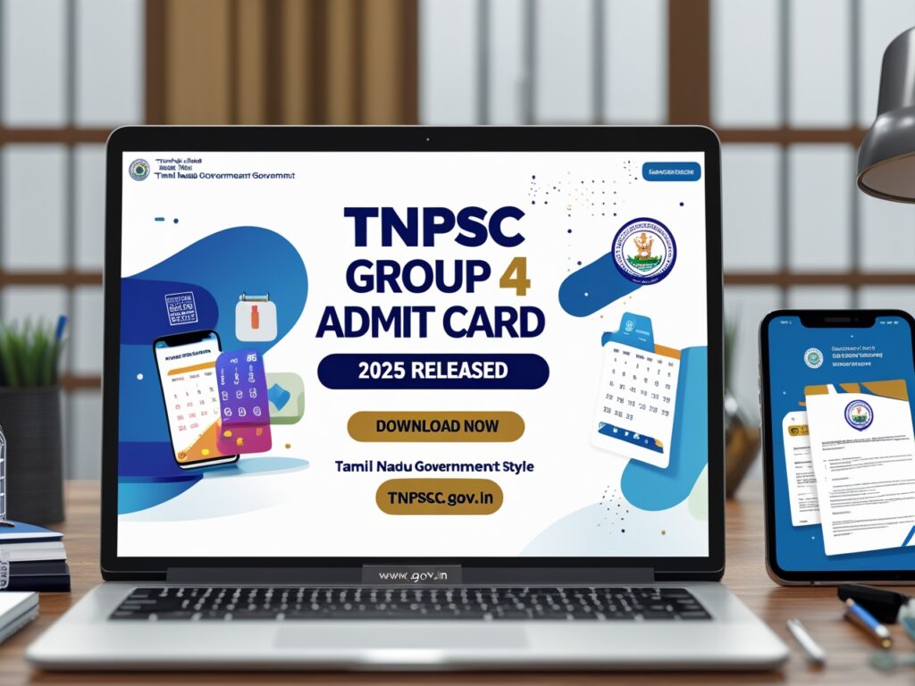 TNPSC Group 4 Admit Card 2025