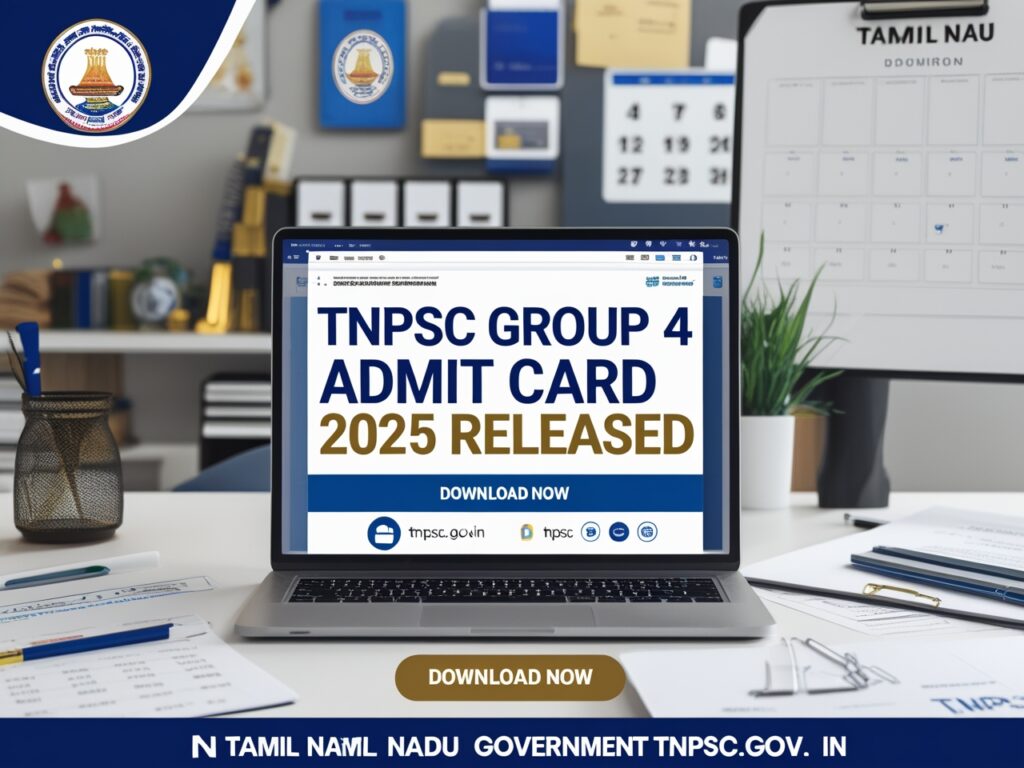 TNPSC Group 4 Admit Card 2025